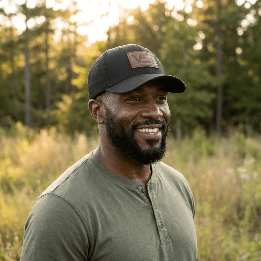 Black VET Classic Baseball Cap - For All Vets Gear