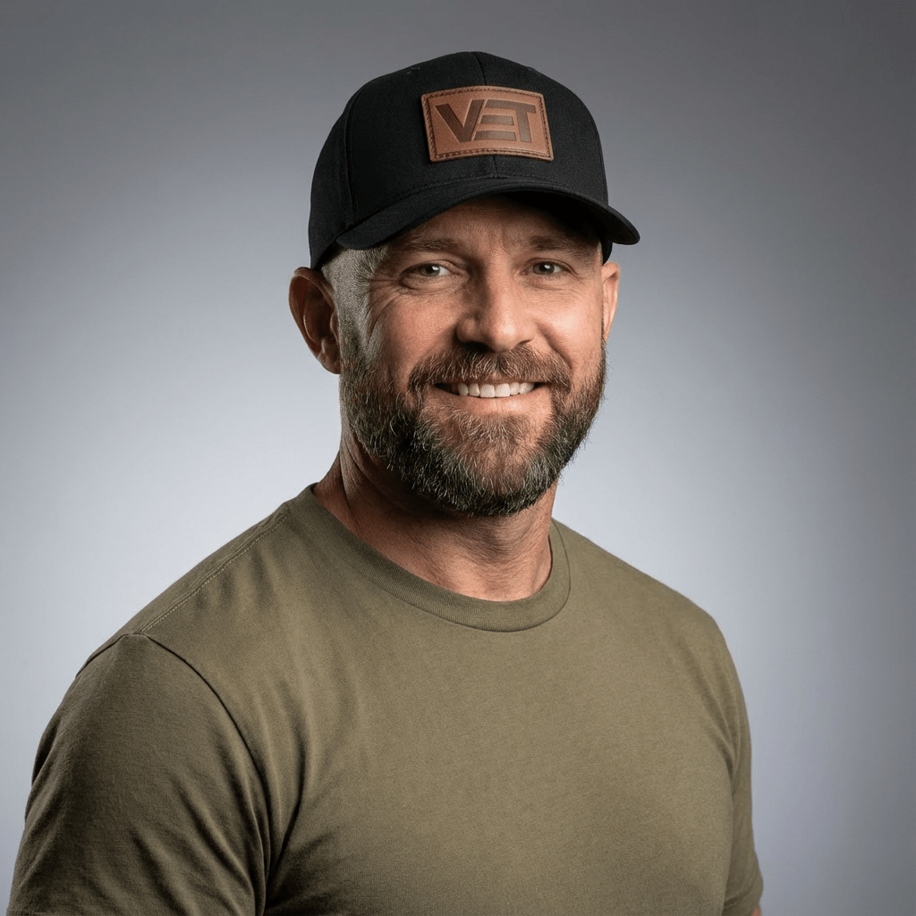 Black VET Classic Baseball Cap - For All Vets Gear