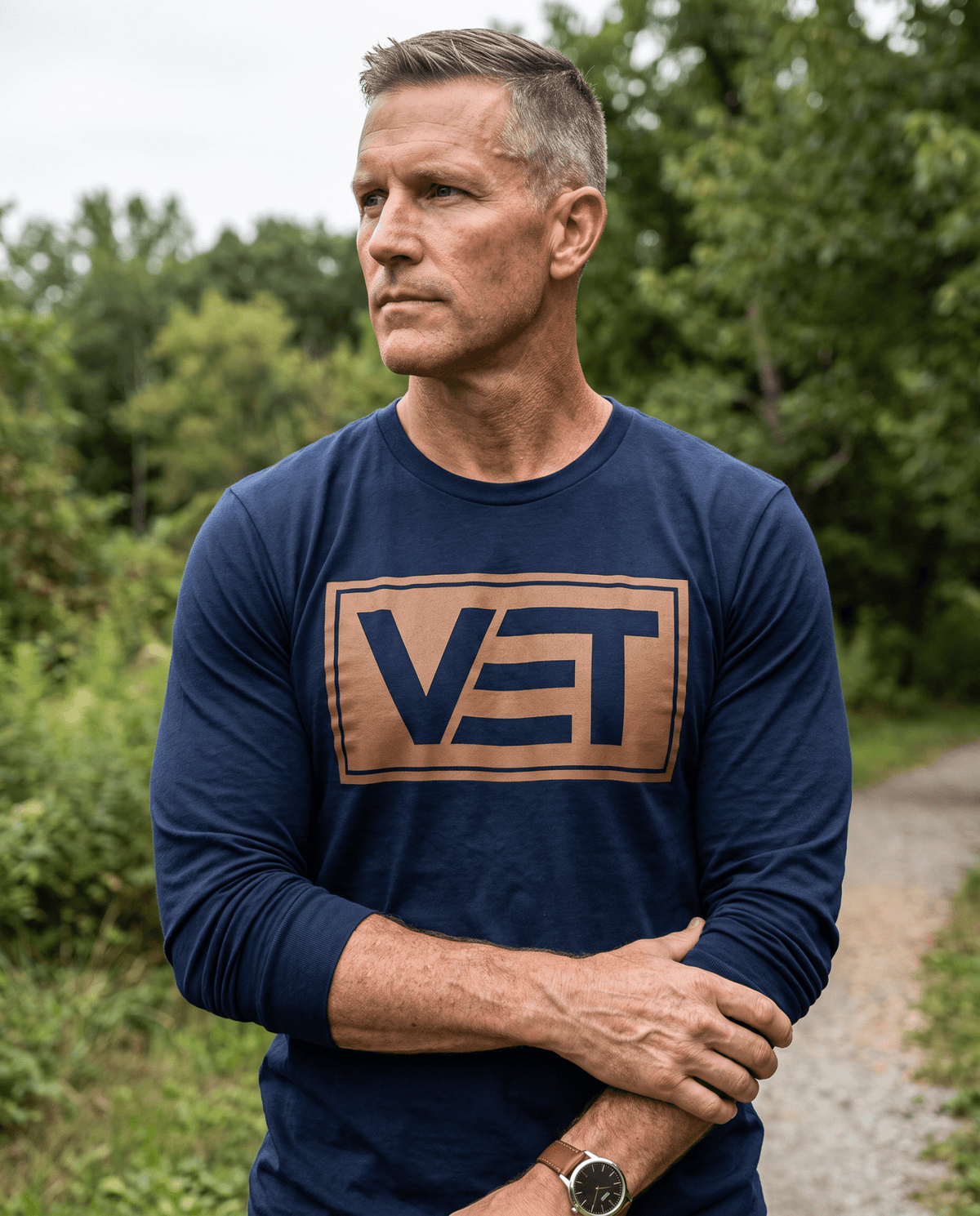 Long Sleeve VET Tee - For All Vets Gear