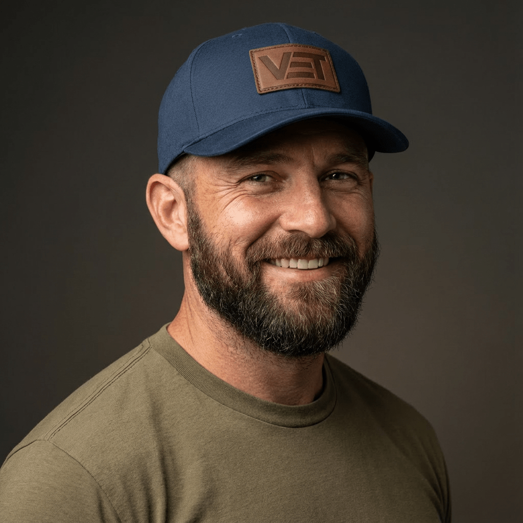 Navy VET Classic Baseball Cap - For All Vets Gear